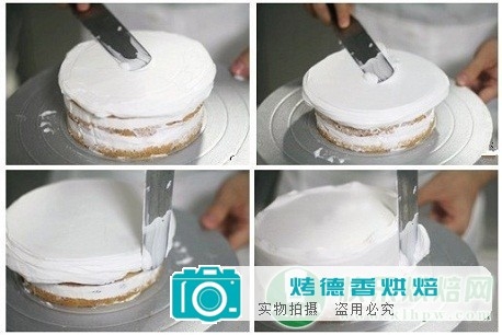 如何用奶油水果装饰蛋糕