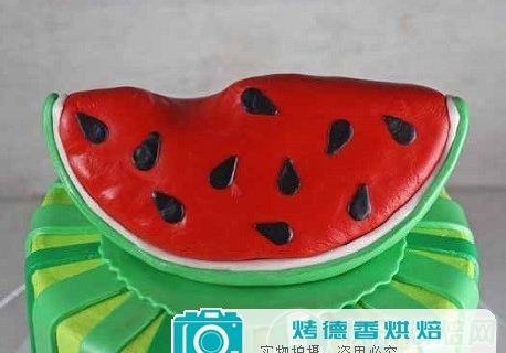 如何制作西瓜翻糖蛋糕