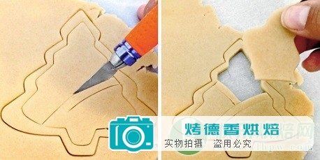 如何制作圣诞彩色玻璃曲奇