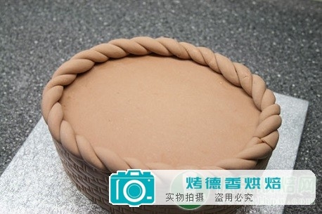 教你制作翻糖编织篮子蛋糕