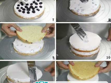 裱花基本技巧---奶油水果装饰蛋糕