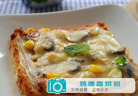 吐司片变身美味披萨