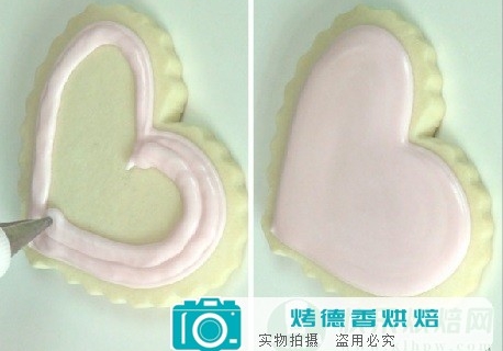 如何用型版喷刷技术装饰曲奇