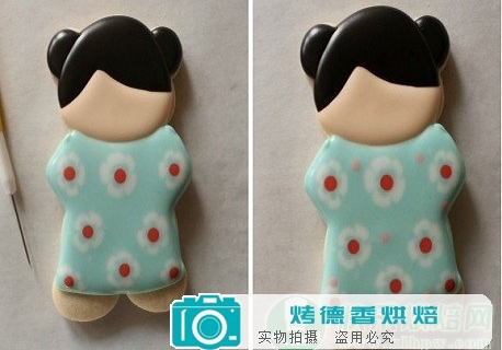 如何制作新春拜年福娃创意主题饼干