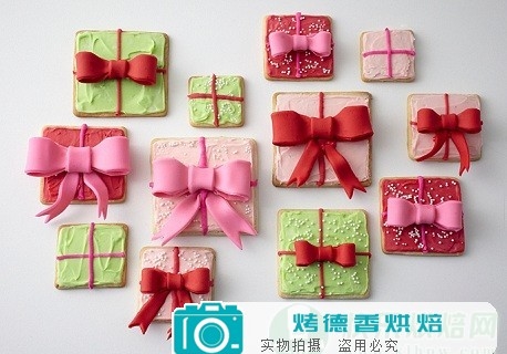 教你轻松制作翻糖蝴蝶结饼干