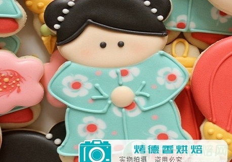 如何制作新春拜年福娃创意主题饼干