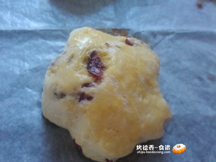 蔓越莓司康的烘焙食谱