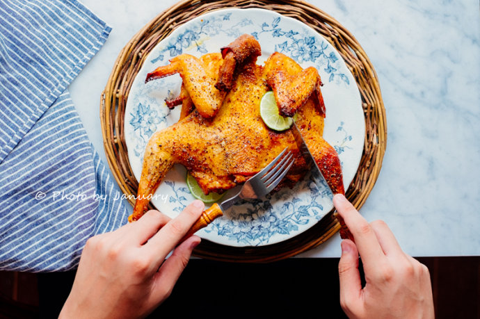 长帝空气烤箱CRWF42NE试用报告-做烤鸡告诉你好不好!