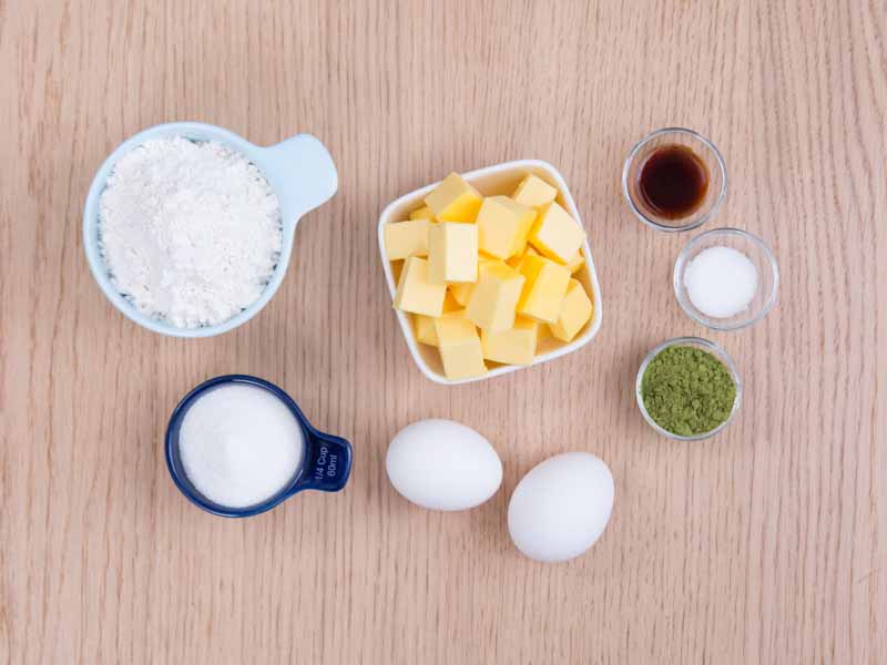 曲奇烘焙食谱：抹茶格子曲奇制作方法