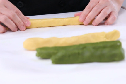 曲奇烘焙食谱：抹茶格子曲奇制作方法