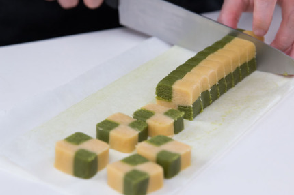 曲奇烘焙食谱：抹茶格子曲奇制作方法