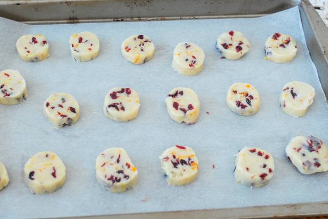 烘焙食谱:手工蔓越莓橘子奶油饼干