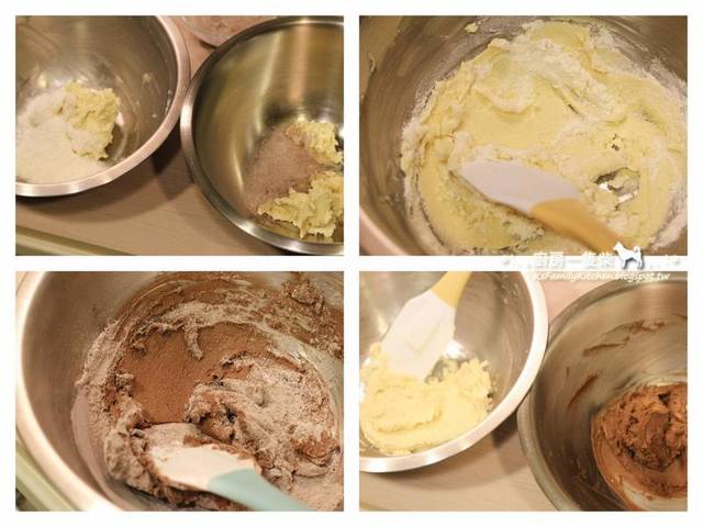 ♪圣诞花圈♪｜双色奶酥饼干【烘焙食谱】