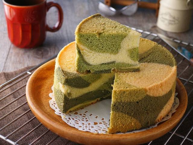 烘焙食谱:战斗部队？迷彩版戚风蛋糕你吃过吗？