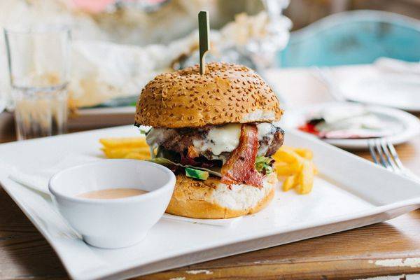 美式早餐~big逼格汉堡~烘焙鲜嫩多汁!