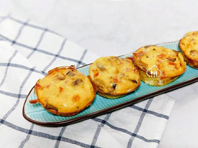 小艺教你做蛋料理~夏威夷磨菇烘蛋!