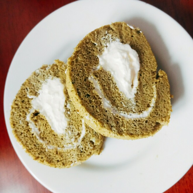 电烤箱烘焙食谱-抹茶蛋糕卷