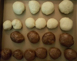 电烤箱烘焙食谱-椰子咖啡鹿纹吐司烘焙食谱