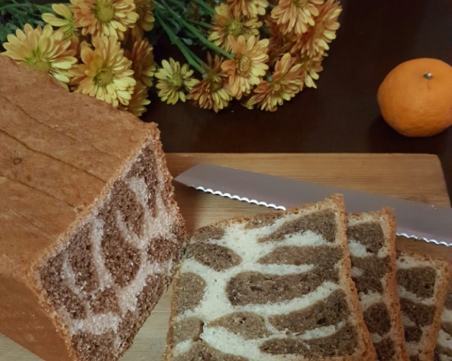 电烤箱烘焙食谱-椰子咖啡鹿纹吐司烘焙食谱