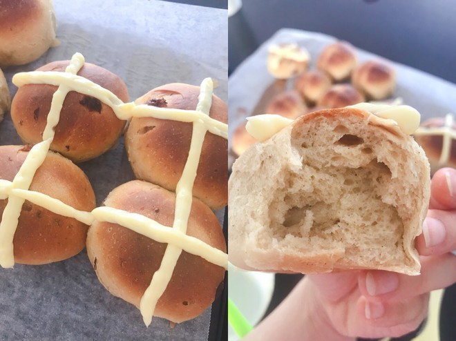 复活节十字面包制作方法