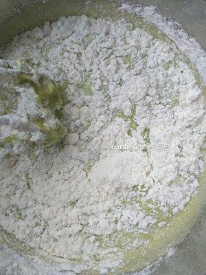 菠菜毛巾卷一春之网红制作方法