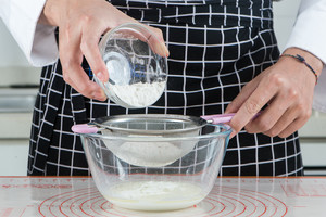 数字蛋糕(戚风版)制作方法