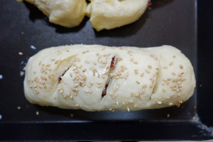 蔓越莓椰蓉面包卷-烘焙食谱