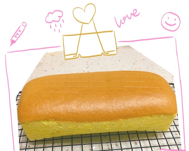 椰丝戚风(水浴法)蛋糕烘焙食谱