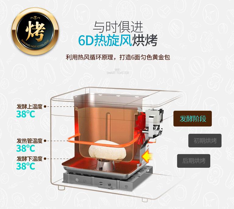 Donlim/东菱DL-4706W云食谱WIFI智能面包机能有什么特点？