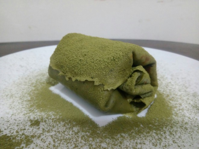 抹茶毛巾卷-烘焙食谱