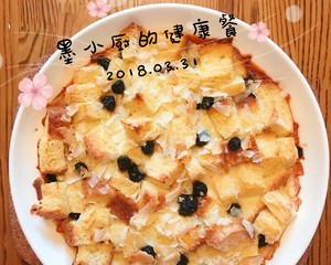 全麦面包布丁-减肥依然能吃的甜品!制作方法