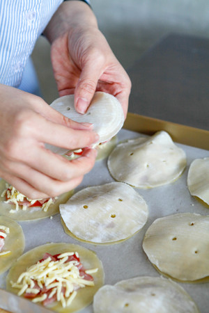 纽扣披萨 制作食谱