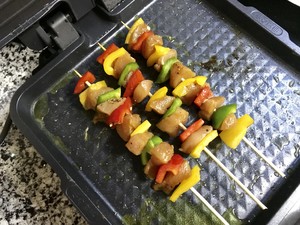 彩椒鸡肉串制作方法