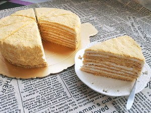 俄罗斯提拉米苏蜂蜜千层蛋糕  制作方法