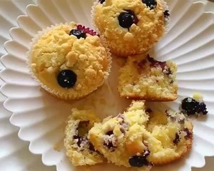 蓝莓马芬蛋糕 制作方法