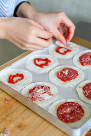 纽扣披萨 制作食谱