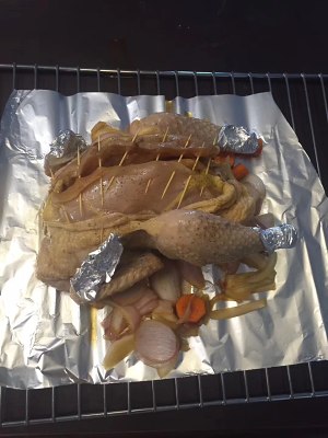 秘制脆皮烤鸡  制作方法