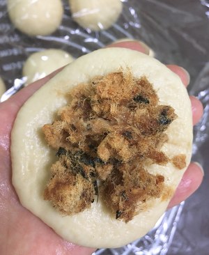 淡奶油肉松小餐包制作方法