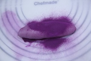 低脂健康的紫薯面包 制作方法