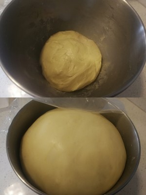 三角奶黄包 制作方法