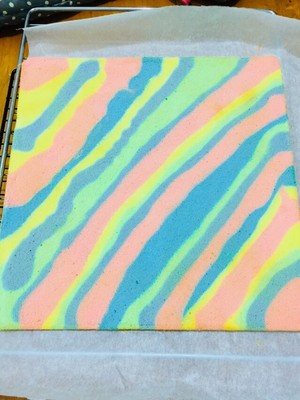 彩虹蛋糕卷胚 制作方法