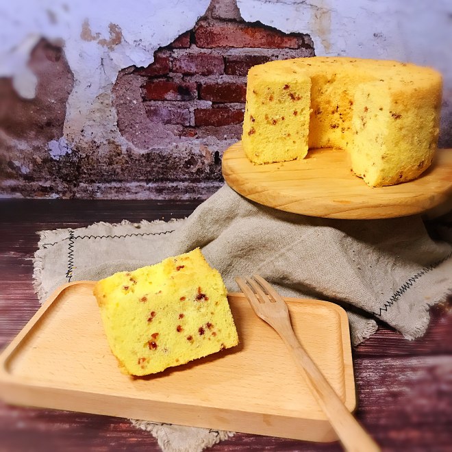 小米中空戚风蛋糕  制作方法