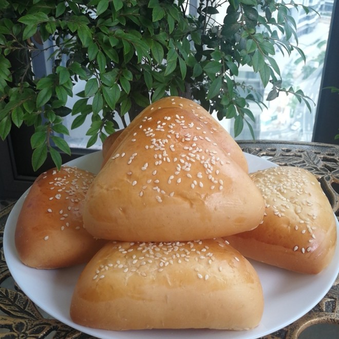 三角奶黄包 制作方法