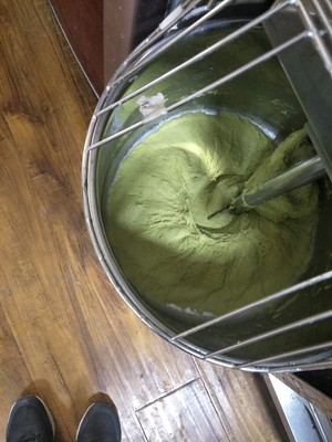 抹茶蜜豆蔓越莓面包  制作方法