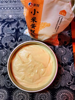 小米戚风蛋糕 制作方法