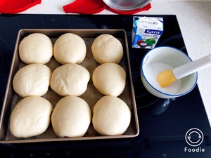 椰浆卡仕达馅小面包 制作方法