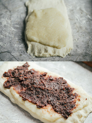 黑糖麻薯红豆吐司  制作方法