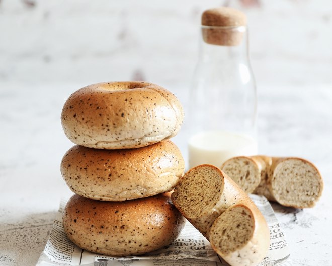 全麥紅茶貝果  制作方法