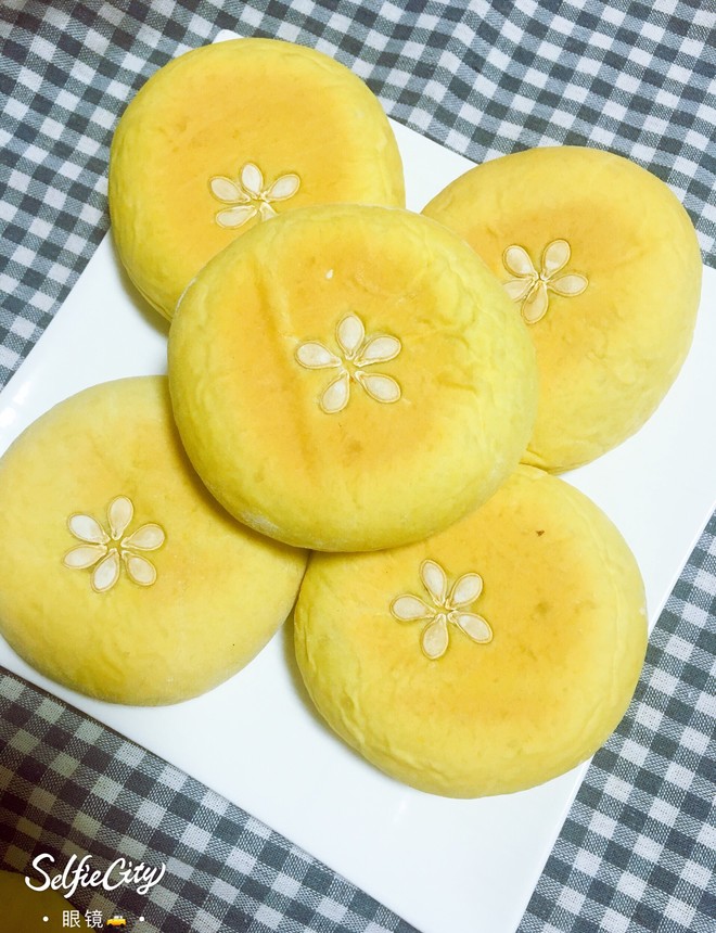 南瓜?红豆面包  制作方法