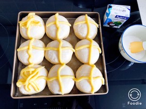 椰浆卡仕达馅小面包 制作方法